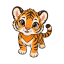 Malayan tiger cub
